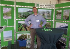 Erik van Nieuwenhuizen at the Metor Systems stand.