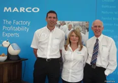 The team from Marco were available to give advice on their weighing machines: Les Burstow, Mandy Hart and Colin Platt