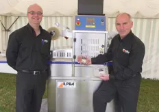 Sean Chambers and Brian O'Donoghue present ILPRA packing machines.