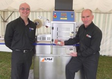 Sean Chambers and Brian O'Donoghue present ILPRA packing machines.