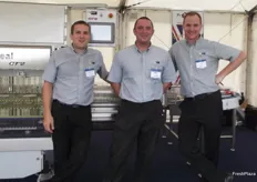 Tony Burgess and the team at Proseal were kept very busy throughout the day demonstrating their heat sealing machine.