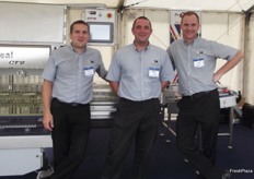 Tony Burgess and the team at Proseal were kept very busy throughout the day demonstrating their heat sealing machine.