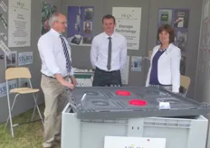 Family business, UK CA were here to present the CA-controlled storage bins: Ken, Jon and Wendy Hatch.