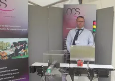 Andrew Butler-Miles at the OCS stand.