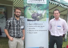 Gareth Martin and Karl Geary from Becker Underwood.