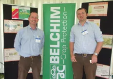 James Cheesman and Ed Bingham at Belchen Crop Protection.