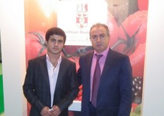 Ilgar Aliev, on the right, with his son.