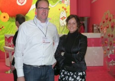 John and Eefje Bloed as visitors in the exhibition