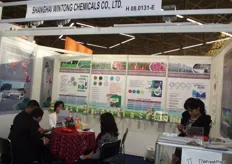 The Shanhai Wintong Chemical's stand.