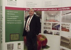 David Bishop at the ICA stand.