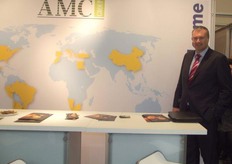 Ben Ward at the AMC Group stand.