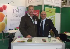 Jaco van Tubbergh from FVC and Laca Antonietti from Nova Fruit.