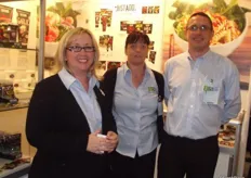 Debbie Mole, Emma Smith and Darren Beven were kept busy with the big selection of Just Add products in the range this year.