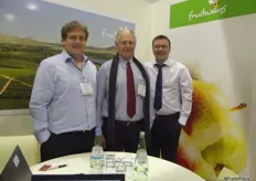The team from Fruitways, Chris Moodie, Alastair Moodie and Rupert Meikle.