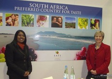 Ramona Gounden and Elaine Alexander from SATI.