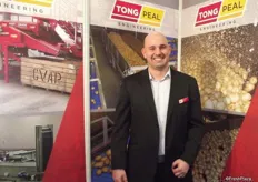 Charlie Rich always with a smile at the Tong Peal stand.