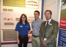 Rebecca Foster, Alex Howells and Wouter Conradie at the NSF CMi stand.