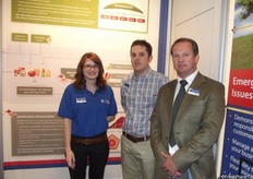 Rebecca Foster, Alex Howells and Wouter Conradie at the NSF CMi stand.