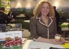 Yvonne Neeson, representative for Country Crest at the Irish stand.