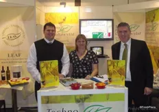 Tom Gaskin, Pat Gaskin and Richard Gaskin at the Techno Fresh Consultancy stand.