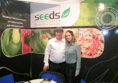 Moshe Gutman and Yana Gentosh of Seeds Technologies are the breeders of the new variety: the Black tomato.