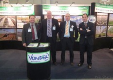 Benjamin Martin, Richard Vollebregt, Robert Rouhof (Vonder Montage) and Sergio Montesinos from Cravo Equipment