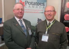 Brian Adams and Dave Thornton from Potatoes Canada