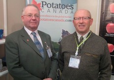 Brian Adams and Dave Thornton from Potatoes Canada