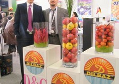 Ismet Yurek, sales manager of Dilbaz with Serkan Topkara, production manager of Denizli