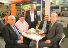 Turan of Tekasya with some of their clients and the rest of the team at Fruit Logistica