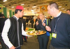 .. serving Moroccan sweets