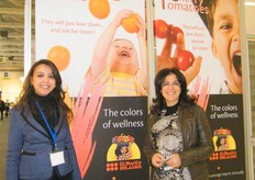 Two charming women of Delassus, Ms. Nisrine Boutaybi for Transport and Logistics with Ms. Fatiha Charrat, Sales and Marketing of Delassus