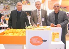 Mr. Ahmet Hasturk(right) with the other members of Akdeniz Citrus Exporters Association