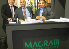 Mr. Wesam A. Mahmoud,(assistant gen. mgr.), Hesham Morcos (IT & Costing Manager) and Sherif Mezar (Mktng mgr.) of Magrabi