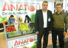 Mr. Nithavrianakis Antonios, Gen. manager with Mr. Manos of Anatoli