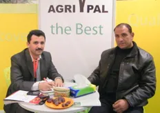 Mr.Tareq Abu Khaizaran, managing director of Agri- Pal,Palestine with a colleague