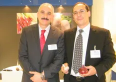 Mr. Amr (export manager) and Mr. Ashraf Helmy (gen. manager)
