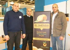 the men of El Shrouk: Ahmed Abd El Hady (gen. manager- left), Hisham Abd El Hady (middle) with their cousin