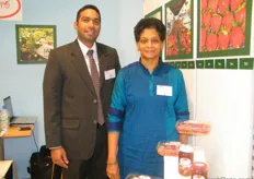 Ms. Indira Malwatte and Rajeev Fernando (director) of JAGRO Ltd., Sri Lanka