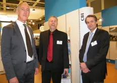 the men of CBI: Peter van Gilst (right), CBI Programme Manager with Piet Schotel (middle) and Gary Tomlins (left) both are CBI External experts