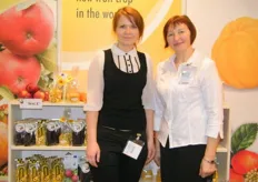 Elga and Dalia of Latvia State Institute of Fruit Growing