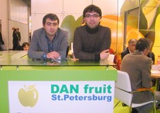 Tural Mammadov(right) with their general director, Amiraslanov Ismikhan