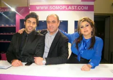 the Riachies of Somoplast: Danielle, Wadih and Ralf (production line mgr)