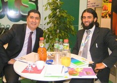 Tantani Hichame, chief of import dept. with Hicham Naamane of Damco, Morocco