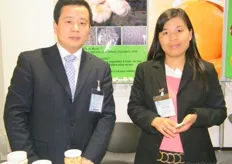 Mark Qiao (gen. mgr) and Betty Li of Qingdao New Alpha Enterprises