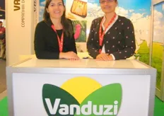 Ms. Susana Pais (sales and marketing director) and Claudia Garcia (supply chain manager) of MozFoods- Vanduzi, Mozambique