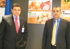Chairman Khaled El- Bessoumy of Agro Alex with Mohamed Fayed, export manager
