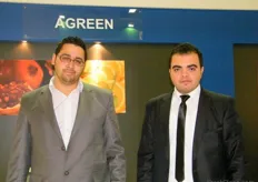 Ahmed Ragab (marketing specialist) and Khaled El- Banna (marketing) of Agreen- Egypt