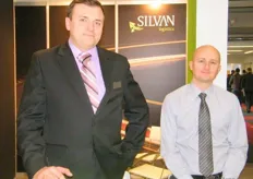 Michael Stepein of Silvan Logistics- Poland with a colleague from Silvan- Germany