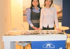 Ms.Barbra and Joanna Leszko from the sales dept. of Grzybmar- Poland